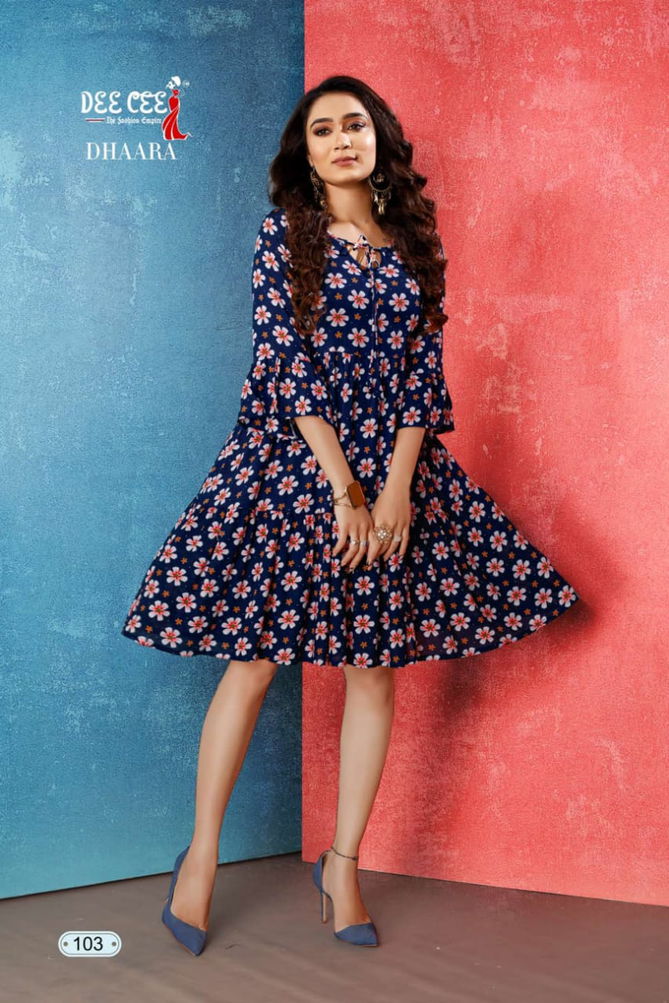 Dhaara By Deecee Short Printed Kurtis Catalog